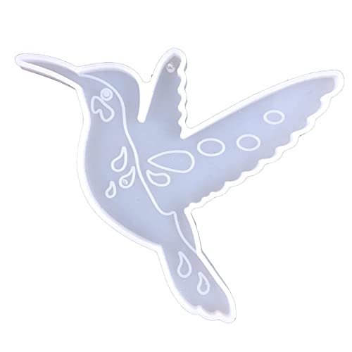 Glänzend Glänzend Hummingbird Ornament Silikon Epoxidharz Schimmel Schlüsselbund Anhänger Juwel Für Valentinstag Geschenkhandwerk von Morain
