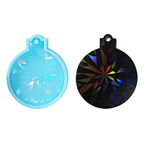 Glänzende Weihnachts-Silikonformen für Lichtohrringe, Anhänger, Ornamente, Schmuck, Epoxidharz, Bastelform, Licht und Schlüsselanhänger, Silikonformen für Harz mit Löchern Glänzende Weihnachts-Silikonformen für Lichtohrringe, Anhänger, Ornamente, Schmuck, Epoxidharz, Bastelform, Licht und Schlüsselanhänger, Silikonformen für Harz mit Löchern von Morain