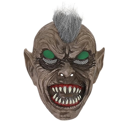 Halloween Vollgesichtsdekorationen Kopfbedeckung Halloween Schädel Festival Gruselige Maskerade Party Kostüm Schädel Vollgesichtsmaskerade Party Gruselkopf Skelett Kopfbedeckung von Morain