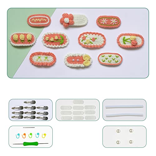 Handgefertigte Schnapphaarklammern Häkelhaarstifte Kits Haarnadeln Accessoires Mädchen Aus Kitted Haarnadeln Für Häkelliebhaber Hair Clips Kits Girls Strickhaargruppen Häkeln Haare Barrettes Handgefertigte Schnapphaarklammern Häkelhaarstifte Kits Haarnadeln Accessoires Mädchen Aus Kitted Haarnadeln Für Häkelliebhaber Hair Clips Kits Girls Strickhaargruppen Häkeln Haare Barrettes von Morain