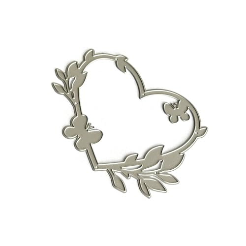 Herz-Kranz-Stanzformen aus Karbonstahl, Metallschablonen für Kartenherstellung, Scrapbooking, Fotoalbum, Dekoration, Kartenherstellungswerkzeug Herz-Kranz-Stanzformen aus Karbonstahl, Metallschablonen für Kartenherstellung, Scrapbooking, Fotoalbum, Dekoration, Kartenherstellungswerkzeug von Morain