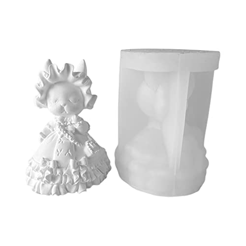 Kaninchenform Kristall Tropfkleber Pflaster Aromatherapie Kerze Handgefertigte Ornamente Duft Seifen Geschenkform von Morain