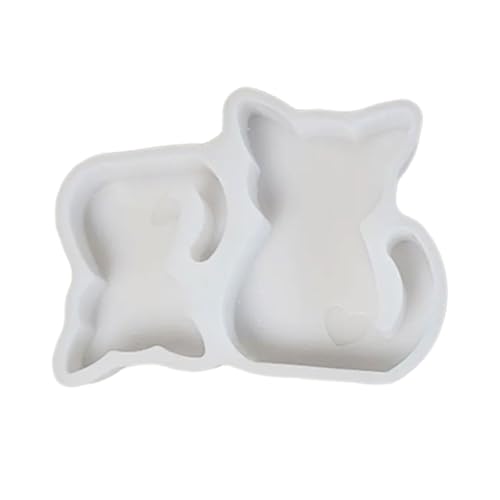Katzen Figur Silikonkerzenformen Für Epoxidharz Kerzenseife Herstellung Von Formen Schokoladenschokolade Fondant Silikonformen von Morain