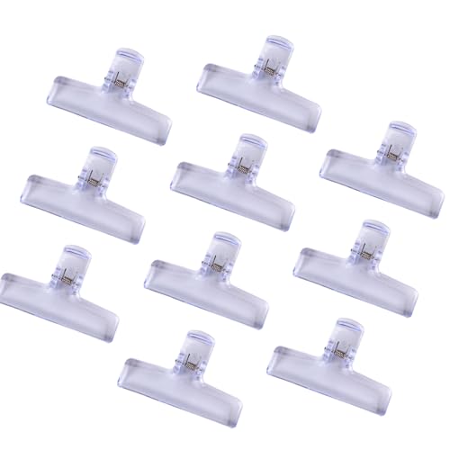 Klare Acryl-Binder-Clips für Lebensmittelbeutel, Fotodatei, Quittung, Zeichenbrett, Küche, Büro, Büro, 10 Stück Klare Acryl-Binder-Clips für Lebensmittelbeutel, Fotodatei, Quittung, Zeichenbrett, Küche, Büro, Büro, 10 Stück von Morain