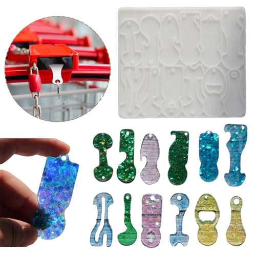 Klares Silikonform Für Einkaufswagen Handwerk Keychain Harzkasten Hausgemachter Zubehör Täglich Lässiger Gebrauch Keychain Tokens Schimmel Klares Silikonform Für Einkaufswagen Handwerk Keychain Harzkasten Hausgemachter Zubehör Täglich Lässiger Gebrauch Keychain Tokens Schimmel von Morain