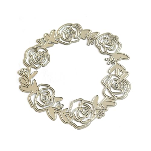 Kranz, Metall-Stanzformen, Karbonstahl, Prägeschablonen für Karten, Foto-Tagebuch, Scrapbooking, Dekorationen, Metallschnitte, Kranzschneiden für Scrapbooking, Tagebuch, Foto-Dekoration Kranz, Metall-Stanzformen, Karbonstahl, Prägeschablonen für Karten, Foto-Tagebuch, Scrapbooking, Dekorationen, Metallschnitte, Kranzschneiden für Scrapbooking, Tagebuch, Foto-Dekoration von Morain