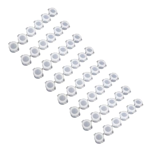 Leere Farbstreifen, leere Farbbecher mit Deckel, 3 ml/5 ml/10 ml, kleine Behälter, transparente Aufbewahrungsbox für Künstler, 8 Stück Leere Farbstreifen, leere Farbbecher mit Deckel, 3 ml/5 ml/10 ml, kleine Behälter, transparente Aufbewahrungsbox für Künstler, 8 Stück von Morain