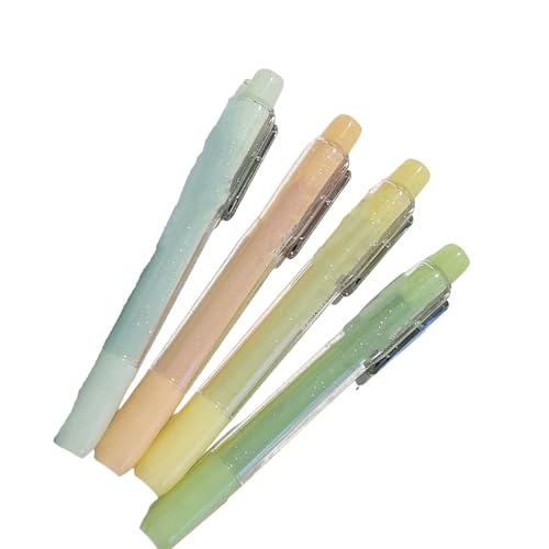 Leuchtmarker, 4 Farben, fluoreszierender Marker mit ziselierter Spitze für Kartenherstellung, Scrapbooking, Tagebuch, Zeichnen, duftende Textmarker Leuchtmarker, 4 Farben, fluoreszierender Marker mit ziselierter Spitze für Kartenherstellung, Scrapbooking, Tagebuch, Zeichnen, duftende Textmarker von Morain