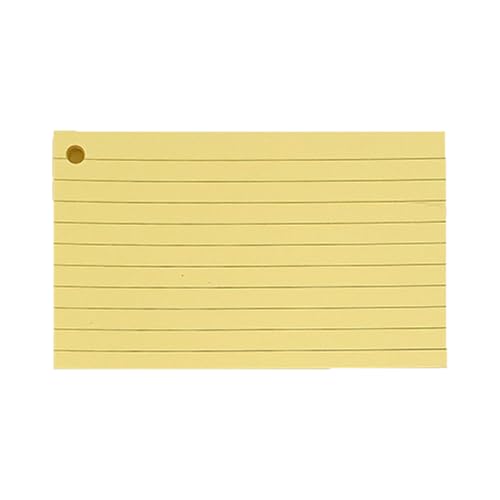 Linierte Karteikarten, Karteikarten, Präsentationskarten, Lernnotizen, Rohlinge, Revisionen für Büro, Zuhause und Schule, linierte Revisionen, Notiz zum Lernen von Morain