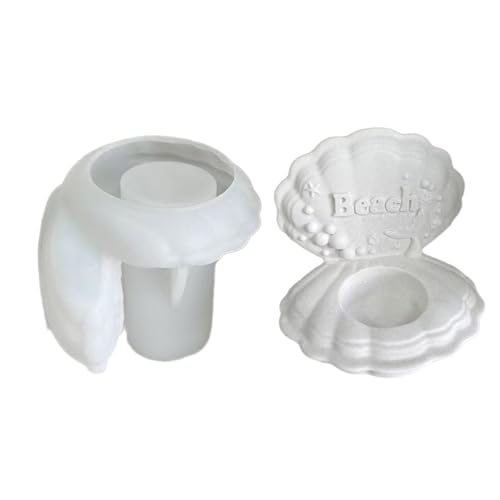 Meerschalenform Silikonkerzenhalter Formen Ozean Themed Silikonformen Für Epoxidharz Kerzenhalter Schmuckschale von Morain