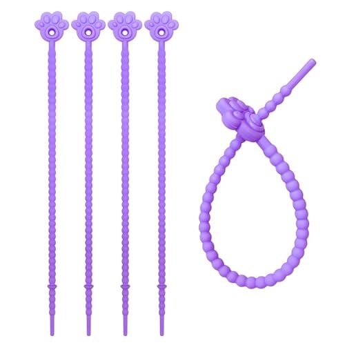 Mehrzweck Elastik Drahtbindungen 5 Pack Farbenfrohe Robuste Silikonkabel Management Clips Für Kabelorganisationen Tragbar Mehrzweck Elastik Drahtbindungen 5 Pack Farbenfrohe Robuste Silikonkabel Management Clips Für Kabelorganisationen Tragbar von Morain