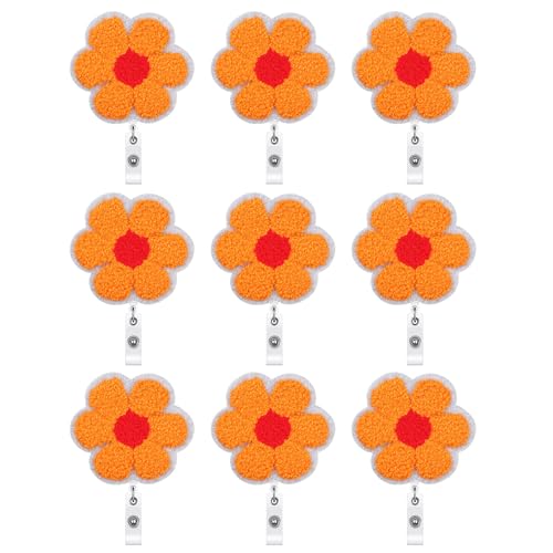 Mehrzweck-Kartenhalter mit Blumenmuster, bestickt, für Studenten, professionell und als Geschenk, waschbar, bestickt von Morain