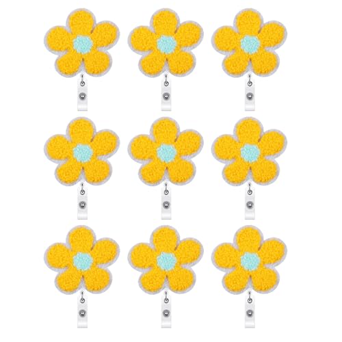 Mehrzweck-Kartenhalter mit Blumenmuster, bestickt, für Studenten, professionell und als Geschenk, waschbar, bestickt von Morain