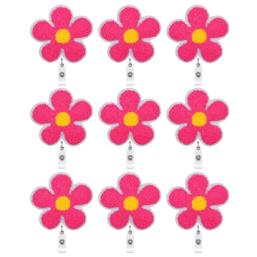 Mehrzweck-Kartenhalter mit Blumenmuster, bestickt, für Studenten, professionell und als Geschenk, waschbar, bestickt von Morain