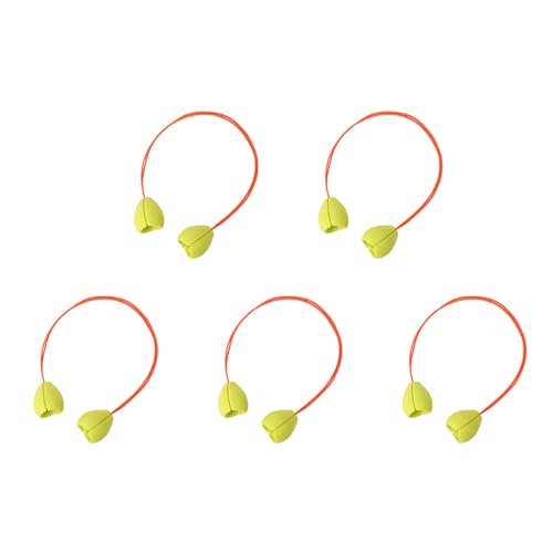Morain 5pcs Blumenform Nadelspitze Stopper Häkel Hakenspitze Stopper Häkelnadelspitze Protektoren Zum Stricken Von Webennadelspitzen Protektor von Morain
