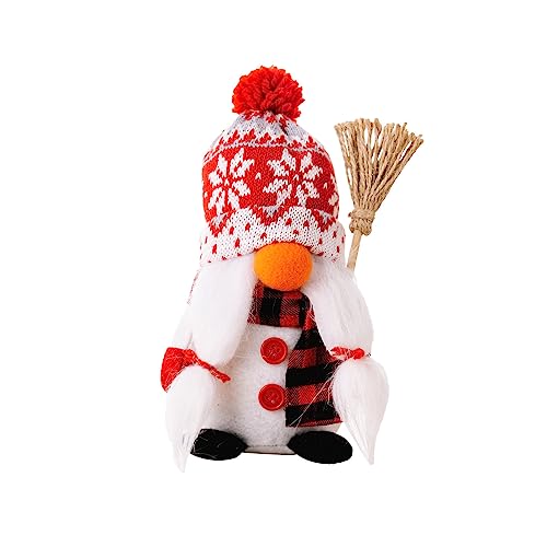 Morain Gestrickter Bommelhut Pinguine Puppe Gesichtslose Pinguine Figur Rudolph Tuch Spielzeug für Weihnachten Party Urlaub Gesichts von Morain
