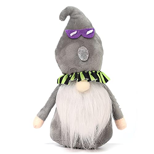 Morain Halloween handgefertigter Kürbis Tomte Nisse schwedischer Zwerg Home Bauernhaus Küchenregal abgestuftes Tablett Dekor Kürbis von Morain