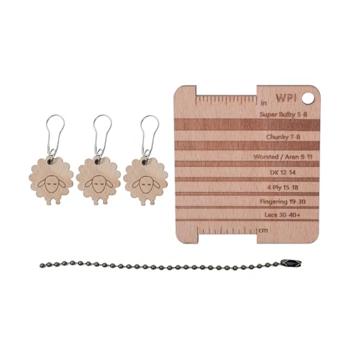 Morain Holz Strick Nadelmessgericht Strickgarnmessgeräte Holz Stricken Lineal Werkzeug Set Für Anfänger Stricken Accessoires Professionelles Stricken Accessoires Morain Holz Strick Nadelmessgericht Strickgarnmessgeräte Holz Stricken Lineal Werkzeug Set Für Anfänger Stricken Accessoires Professionelles Stricken Accessoires von Morain