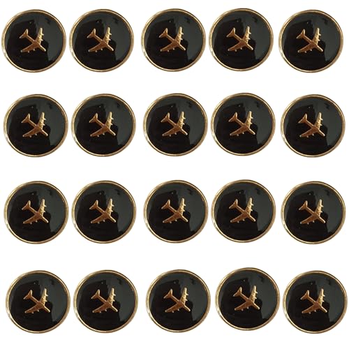 Morain Knöpfe für Flughafenuniform, rostfreie Metallknöpfe, Verschlüsse, Fluggesellschaften, Knöpfe für Fluggesellschaften und Boden von Morain