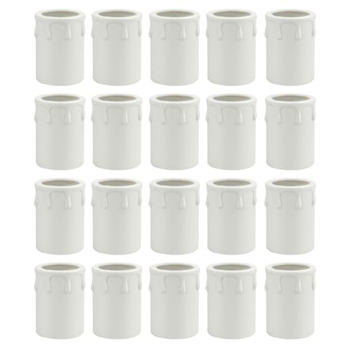 Morain Kronleuchter Kerzenhülse 10/20 Pack 44x60mm Plastik Kerzenhöhle Deckblöcke Für Klassische Europäische Stile Leuchte Kerzenhülsenschutzschutz Morain Kronleuchter Kerzenhülse 10/20 Pack 44x60mm Plastik Kerzenhöhle Deckblöcke Für Klassische Europäische Stile Leuchte Kerzenhülsenschutzschutz von Morain