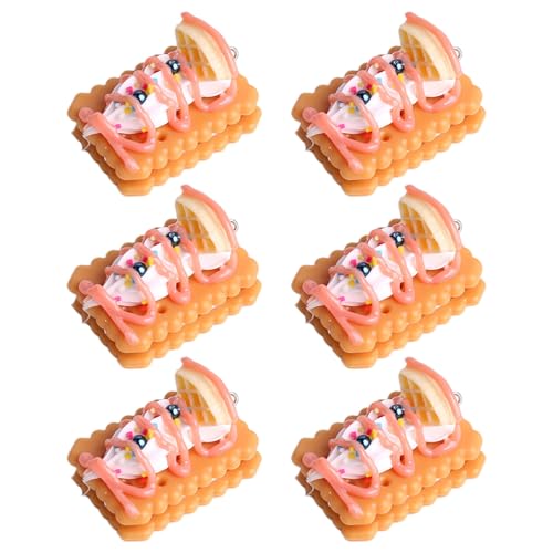 Morain Künstliche Kekse, künstliche Kekse, realistische Lebensmittelcreme, Dessert für Dekoration, Display, Fotografie, Requisiten, 6 Stück Morain Künstliche Kekse, künstliche Kekse, realistische Lebensmittelcreme, Dessert für Dekoration, Display, Fotografie, Requisiten, 6 Stück von Morain