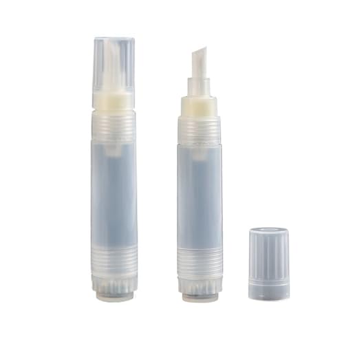 Morain Leere Farbmarker, 8 mm, geneigter Kopf, nachfüllbar, Malstift, nachfüllbar, Farbmarker, klare Acrylfarbe, 2 Stück Morain Leere Farbmarker, 8 mm, geneigter Kopf, nachfüllbar, Malstift, nachfüllbar, Farbmarker, klare Acrylfarbe, 2 Stück von Morain