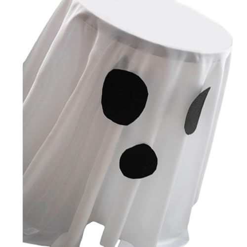 Morain Polyester-Tischdecke mit Halloween-Kürbisse, leicht zu reinigen, Feier-Tischdecke für verschiedene Anlässe, Tischdecke von Morain