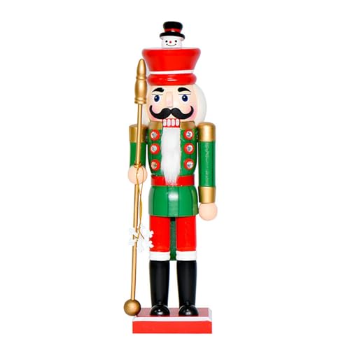 Morain Schneeflocken-Zepter, Nussknacker, König, Holzfigur, Weihnachtsdekoration, handgefertigt, Heimdekoration, Kunsthandwerk, Urlaub, Nussknacker, Sammlerstück Morain Schneeflocken-Zepter, Nussknacker, König, Holzfigur, Weihnachtsdekoration, handgefertigt, Heimdekoration, Kunsthandwerk, Urlaub, Nussknacker, Sammlerstück von Morain