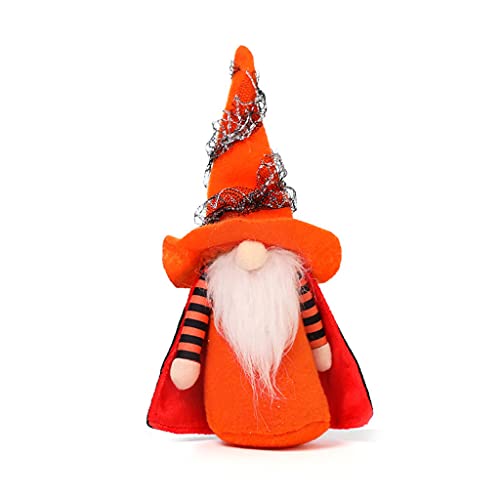 Morain Swedish Tomte Halloween Decorations Scandinavian Tomte Nisse Plush Handmade Witch Figure Holiday Party Decorations Swedish von Morain
