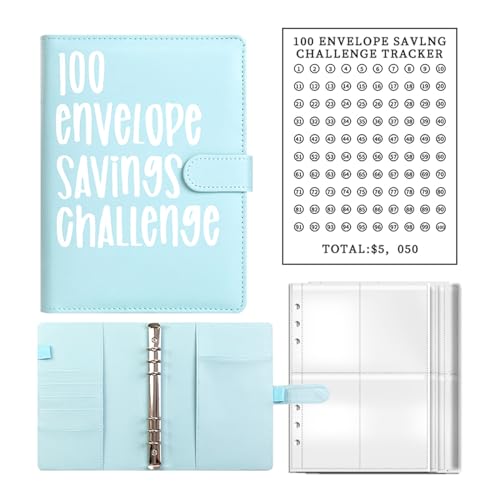 Nachfüllbarer Budget-Ordner mit Geldumschlägen und 1–100 nummerierten Aufklebern, Budgetplaner, Binder, Tagebuch zum Sparen von Geld, Liebe, Herausforderung Nachfüllbarer Budget-Ordner mit Geldumschlägen und 1–100 nummerierten Aufklebern, Budgetplaner, Binder, Tagebuch zum Sparen von Geld, Liebe, Herausforderung von Morain