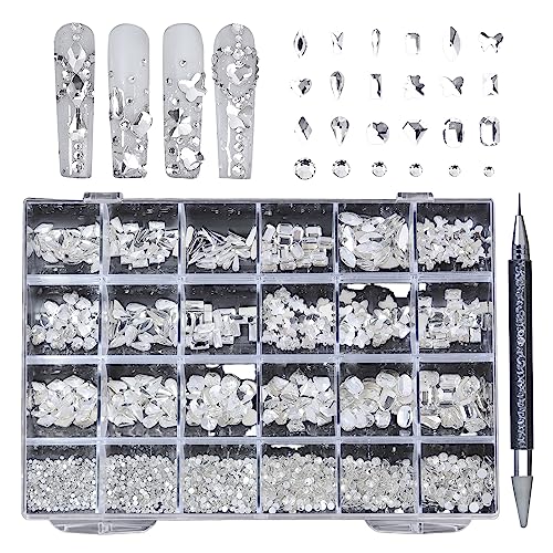 Nagelkunst-Nieten, Nagelkunst-Schmucksteine, Silber, Nagelkunst, Maniküre-Zubehör, DIY-Nagelkunst-Dekorationen, silberfarbene Nagelkunst, 0,8 mm/1 mm/1,2 mm/1,5 mm, Nagelkunst-Nieten, Nageldekoration Nagelkunst-Nieten, Nagelkunst-Schmucksteine, Silber, Nagelkunst, Maniküre-Zubehör, DIY-Nagelkunst-Dekorationen, silberfarbene Nagelkunst, 0,8 mm/1 mm/1,2 mm/1,5 mm, Nagelkunst-Nieten, Nageldekoration von Morain