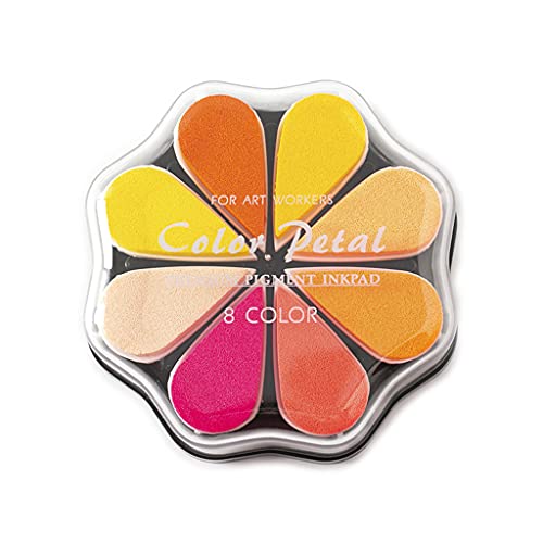 Niedliche 8 Farben Wassertropfen-Blütenblatt-Block, Stempel, Fingermalerei, Handwerk, Kinder, Studenten, Schreibwaren, Lesezeichen Niedliche 8 Farben Wassertropfen-Blütenblatt-Block, Stempel, Fingermalerei, Handwerk, Kinder, Studenten, Schreibwaren, Lesezeichen von Morain