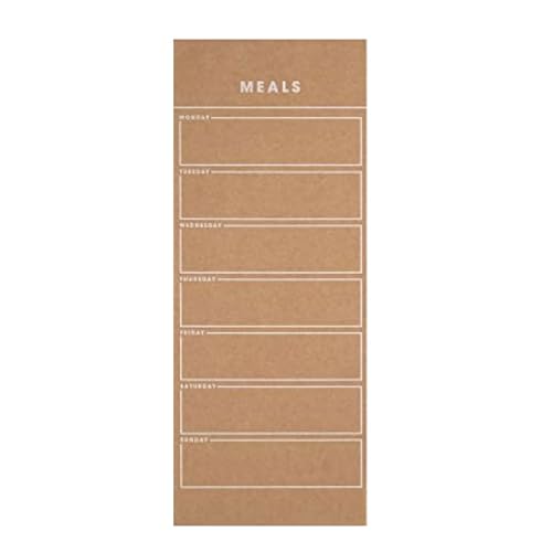 Notizblöcke, 50 Blatt/Block, für Kühlschrank, Memopad, Kühlschrankplaner, Schreibblock für Lebensmitteleinkäufe, 22,9 x 8,9 cm, Mehrzweck-Memobook von Morain