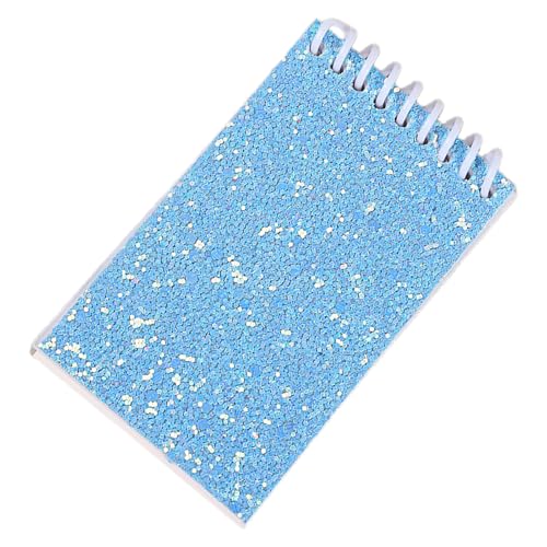 Notizblöcke mit Doppelspulenbindung, 20 Blatt, unliniert, kleines Skizzenbuch, Taschennotizbuch mit glitzernden Pailletten, zum Schreiben von stilvollen Notizblöcken Notizblöcke mit Doppelspulenbindung, 20 Blatt, unliniert, kleines Skizzenbuch, Taschennotizbuch mit glitzernden Pailletten, zum Schreiben von stilvollen Notizblöcken von Morain