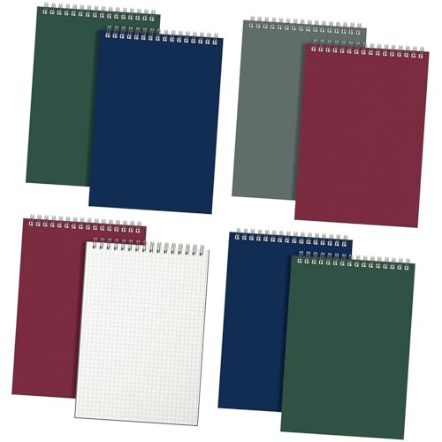Notizbücher mit 140 Seiten, Hardcover, 21,6 x 14,7 cm, zum Schreiben, für Tagebuch, Planung, Skizzieren, Raster, Notizblöcke, 6 Stück Notizbücher mit 140 Seiten, Hardcover, 21,6 x 14,7 cm, zum Schreiben, für Tagebuch, Planung, Skizzieren, Raster, Notizblöcke, 6 Stück von Morain