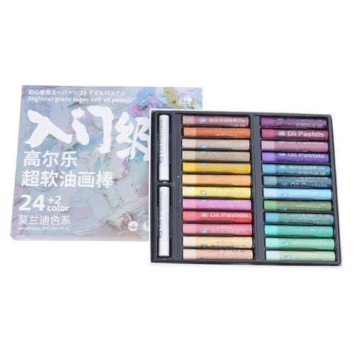 Öl-Pastell-Sets, Malerei, Ölpastell, weiche Zeichnen, Kunststäbchen-Set, waschbare Pastellkreide, 24/36/48 Farben von Morain