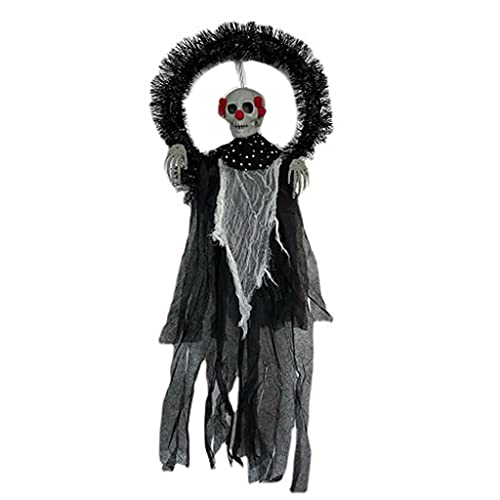 Outdoor Clownkranz Gruselige Dekoration Textilform für Halloween Dekoration Garten Weg Halloween Verzierung Zubehör für Möbel Zubehör Haus Verzierungen Modellbau von Morain