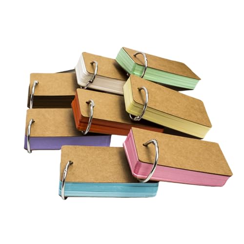 Packung mit 6/8 bunten Karten, Kraftpapier, Notizblöcke zum Auswenden, Kraftpapier, Bastelkarten Packung mit 6/8 bunten Karten, Kraftpapier, Notizblöcke zum Auswenden, Kraftpapier, Bastelkarten von Morain
