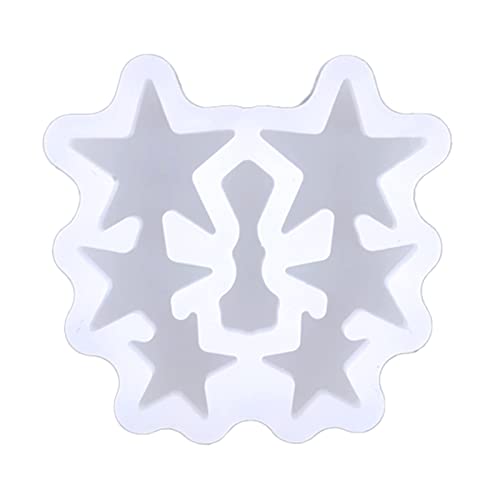 Pentagramm Ornament Schimmel Silikon Anhänger Schimmelkopf Ohrringe Schmuck Epoxidharz Guss Schmuck Handwerk Machen von Morain