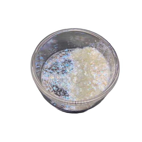 Perlmutt-Glitzerpulver, vielseitig für Dekorationen, Schmuckherstellung, hochpigmentierte Mica-Materialien, 3 cm Basis, tragbare Design-Flasche für künstlerische Kreationen, 1 Flasche von Morain