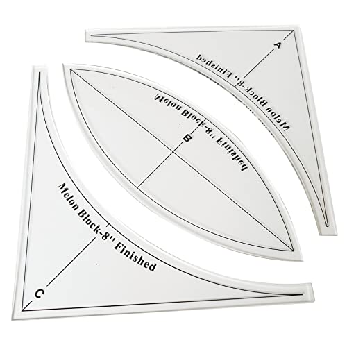 Professionelle Nähvorlage für Patchwork-Vorlage, Acryl, gefaltete Sternführung, Schablone, Haushaltsnählineal für Quilten, Kissen, Design, Patchwork-Schablonen-Sets für Quilten Professionelle Nähvorlage für Patchwork-Vorlage, Acryl, gefaltete Sternführung, Schablone, Haushaltsnählineal für Quilten, Kissen, Design, Patchwork-Schablonen-Sets für Quilten von Morain