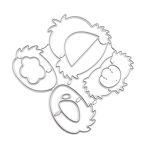 Schöne Hunde Metall Schneidstirme Stender Schablone Scrapbooking Album Stamp Paper Card Form Präge Dekoration Handwerk Hunde Prägeform Form von Morain