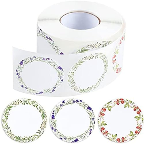 Selbstklebende Etiketten, rund, für Lebensmittel, Backen, Einmachen, beschreibbar, 500 Stück Selbstklebende Etiketten, rund, für Lebensmittel, Backen, Einmachen, beschreibbar, 500 Stück von Morain
