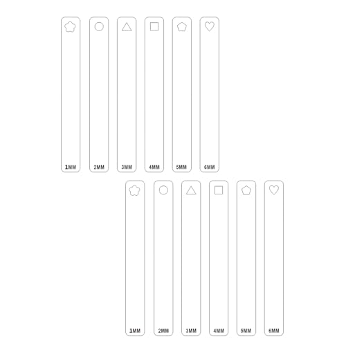Set Von 12 Mehrzweck Acryl Tonwerkzeug Für Eine Gleichmäßige Tondicke Für Die Tägliche Verwendung Von Töpferwaren Und Backerstellung Set Von 12 Mehrzweck Acryl Tonwerkzeug Für Eine Gleichmäßige Tondicke Für Die Tägliche Verwendung Von Töpferwaren Und Backerstellung von Morain