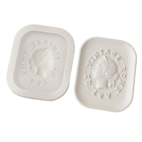 Silikon Relief Tablett Schimmelpilze Geprägte Platte Silikonform Für Gips Duft Kerzenherstellung Harzhilfsschale Form von Morain