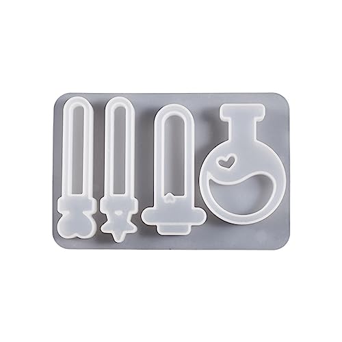 Silikondekoration Formen Testrohr Magie Flaschenverzierung Schlüsselbund Schimmel Anhänger Schmuck Epoxidharz Crafting Formen Anhänger Schimmelpilze Für Schmuckherstellung von Morain