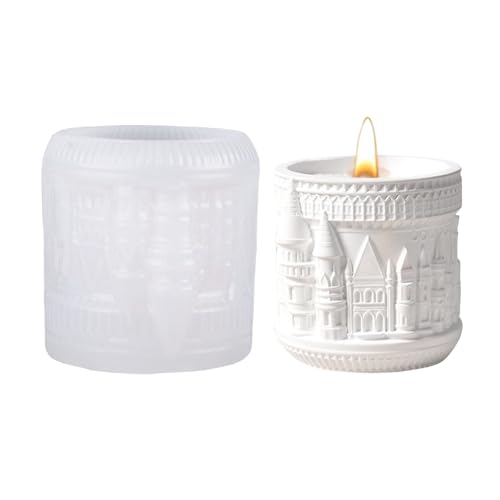 Silikonform Für Kerzenherstellung Und Harz Kunstburg Aufbewahrungsbecher Handwerk Nordic Designs Home Decoration Täglich Gebrauch von Morain