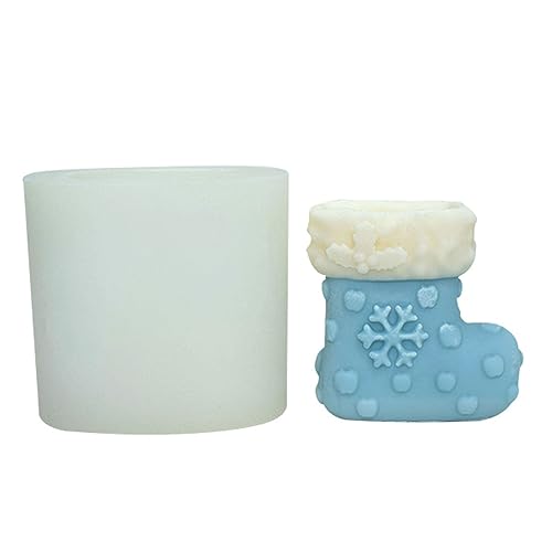 Silikonform mit Weihnachtsstiefeln, Epoxidharz, Tischdekoration, duftendes Gipswerkzeug, leicht zu reinigen, Duftformen für Erwachsene und Anfänger Silikonform mit Weihnachtsstiefeln, Epoxidharz, Tischdekoration, duftendes Gipswerkzeug, leicht zu reinigen, Duftformen für Erwachsene und Anfänger von Morain