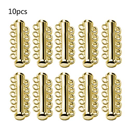 Slider Verschluss Schnallen Für Schmuck Die Gold Silber Plattierung Kupfer Halskette Armbänder Anschlussverschluss Machen von Morain