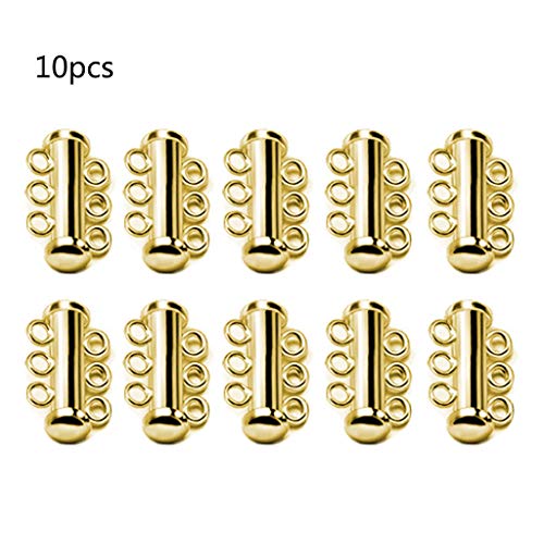 Slider Verschluss Schnallen Für Schmuck Die Gold Silber Plattierung Kupfer Halskette Armbänder Anschlussverschluss Machen von Morain